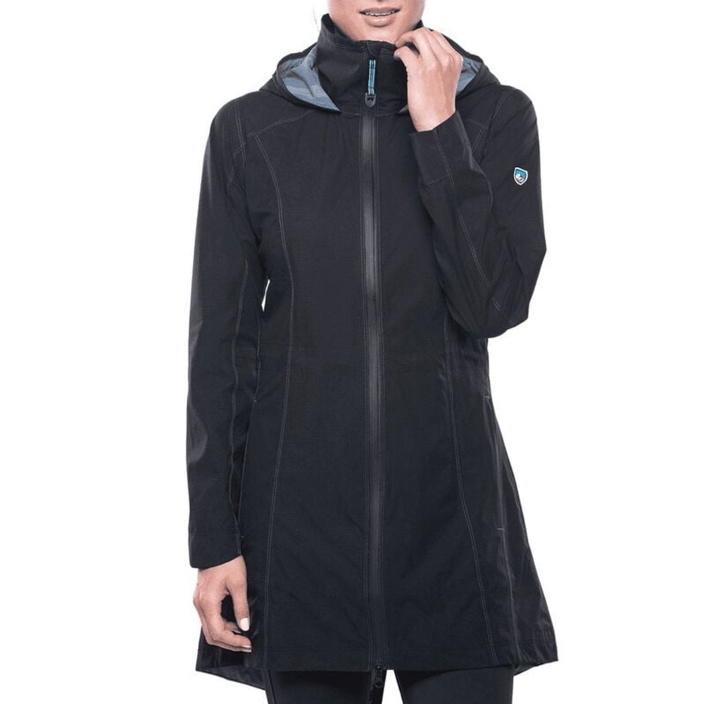 Kuhl Jetstream Trench Coat Large Airscape Waterproof Outdoor Hiking Nylon